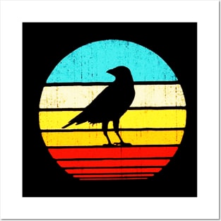 Crow Sunset Posters and Art